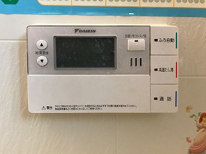 守山市U様邸　エコキュート旧リモコン